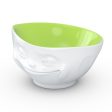 16 Oz. Bowl, Grinning Face, Pistachio Color Inside on Sale