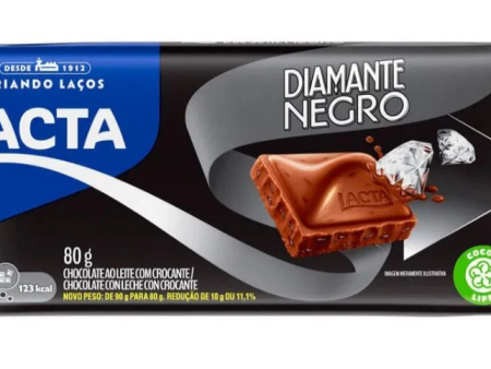 CHOCOLATE DIAMANTE NEGRO LACTA 80g Online Sale