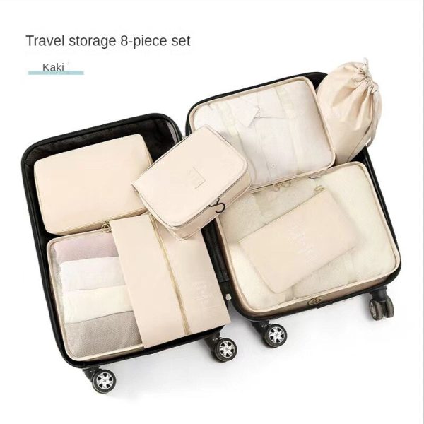 Travel Storage bag 8 piece high quality waterproof clothing storage bag Luggage storage package Online Sale