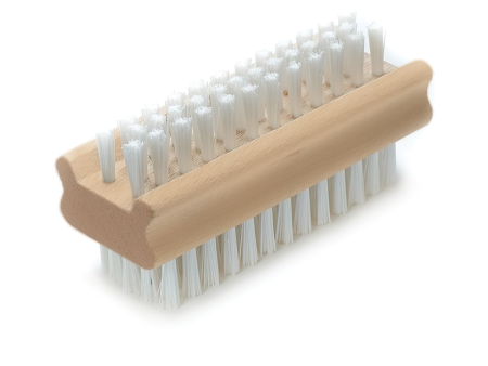 Hand & Nail Brush, Wood Block on Sale