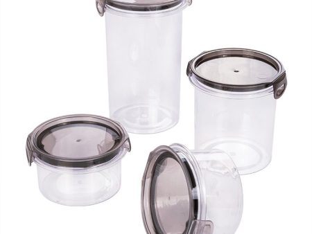 Plasutil 4 Piece Airtight Food Storage Container Set with Lids | BPA Free Online now