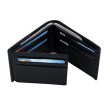 Top brand vintage mens wallet short slim male purses money card leather wallet Online now