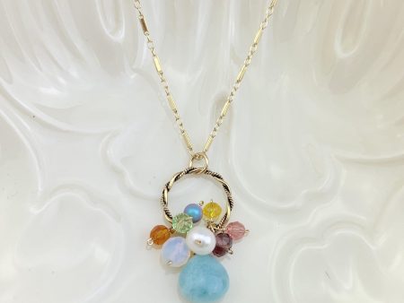 Larimar Everyday Pendant Style Necklace For Discount