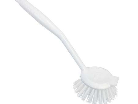 Dish Brush with Scraper, w  Non-Scratch Bristles Fashion