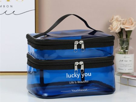 Washable Double Cosmetic Bag Storage and Finishing Waterproof Washing Bag Portable Multifunctional Storage Bag Storage For Cheap