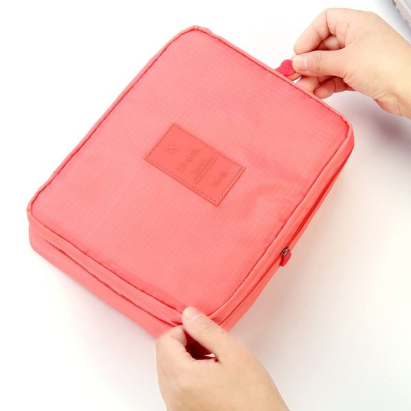 Travel Large Capacity Second-generation Toiletries Cosmetic Bag, Portable Storage Bag, Multi-functional Square Storage Bag Fashion