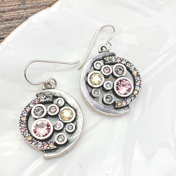 Patricia Locke Champagne Steampunk Style Earrings Fashion