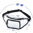 Sports Waterproof Bag Transparent Plastic Pvc Waist Bag Outdoor Morning Running Fitness Running Mobile Phone Square Dance Bag Storage Online