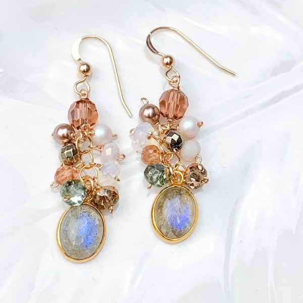 Paris Misha Colorful Cascading Earrings Hot on Sale