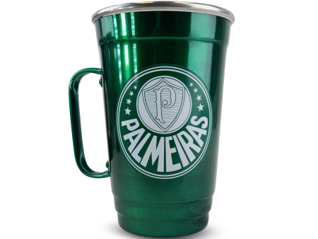 CANECA DE ALUMÍNIO TÉRMICA PALMEIRAS 500ML Online Sale