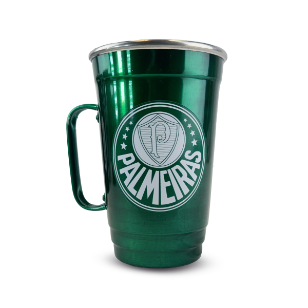 CANECA DE ALUMÍNIO TÉRMICA PALMEIRAS 500ML Online Sale