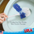 Lola Pro Euro Bowl Brush - with Under the Rim Angled Scrub Attachment -24 Pack For Discount