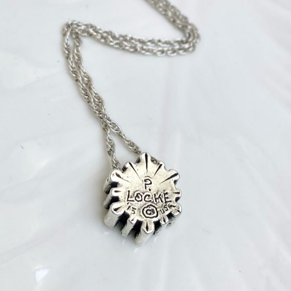 Patricia Locke Black and White Compass Slider Necklace For Discount