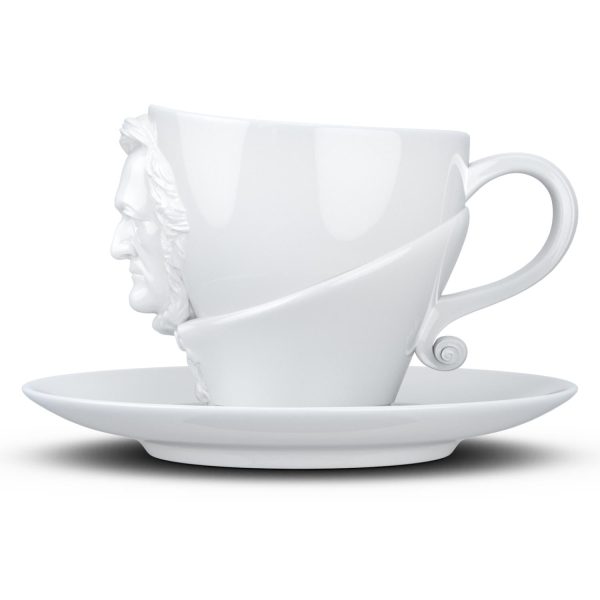 Coffee Cup with Saucer, Wagner Face, TALENT Collection Online Hot Sale