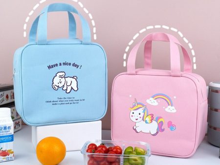 The Lunch Box Bag Is Portable, Cute Children s Warm Hand Is Carried To WorkThe Lunch Bag Is for Primary School Students Storage Supply