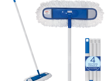 Flexible Dust Mop w  4 Piece Handle Fashion