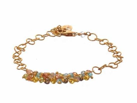 Tailfeather-Inspired Gemstone Bracelet For Cheap