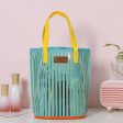 2022 New Striped Handbag Wash Bag. Girl Heart Transparent PVC Jelly Bag Portable Large-capacity Beach Bag. Storage For Sale