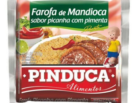 FAROFA DE MANDIOCA PRONTA TEMPERADA SABOR PICANHA COM PIMENTA 250G Cheap