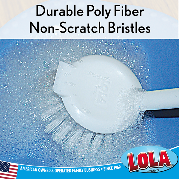 Dish Brush with Scraper, w  Non-Scratch Bristles -144 Pack For Discount