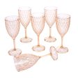 Plasutil Vintage Wine Glasses | 6 Pieces| Unbreakable | Reusable | Crystal Clear | Elegant | 11.16 Oz | BPA Free Online Hot Sale