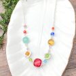 Medium Mixed Shapes Colorful Layering Necklace Hot on Sale