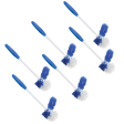 Lola Pro Euro Bowl Brush - with Under the Rim Angled Scrub Attachment -6 Pack Fashion