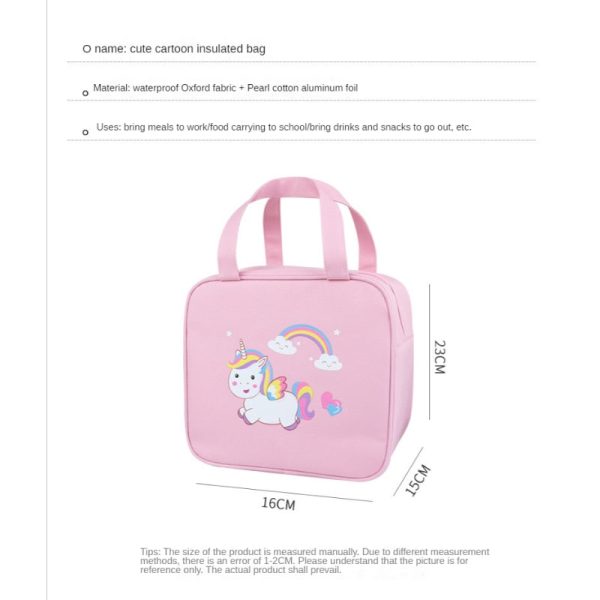 The Lunch Box Bag Is Portable, Cute Children s Warm Hand Is Carried To WorkThe Lunch Bag Is for Primary School Students Discount