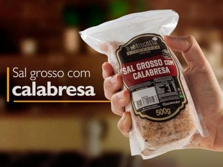 TEMPERO SAL GROSSO COM CALABRESA PARA CHURRASCO 500G A PORTUGUESA Online