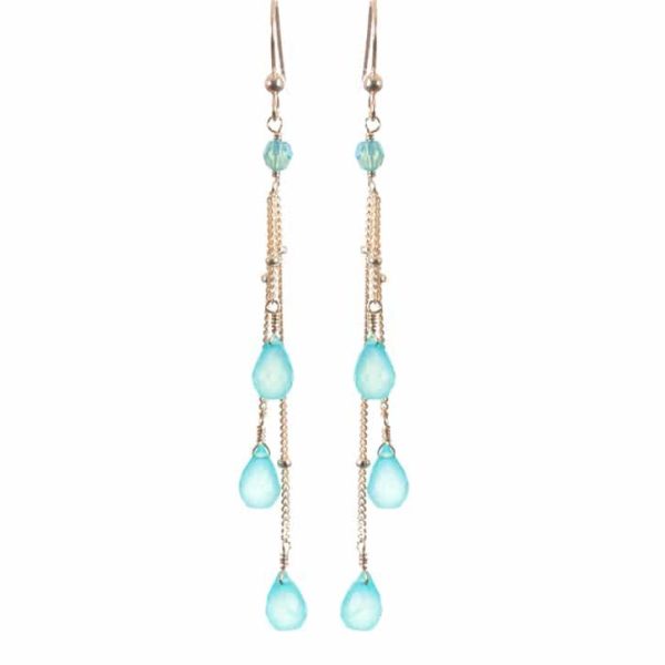 Rain Three Strand Earrings Online