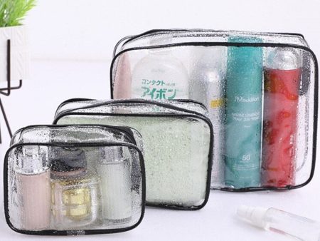 Small Cosmetics Transparent Travel Storage  Skin Care Washing Bag, Easy Washing Bag for Lazy People, Bathroom Finishing PVC Storage Online now