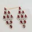 Garnet and Topaz Statement Earrings Supply