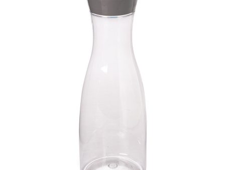 1.8 Liter Easy Mixing Bottle with Tight Round Lid with Snap Lid, Clear and Grey Plasutil | BPA-Free 8038 Online