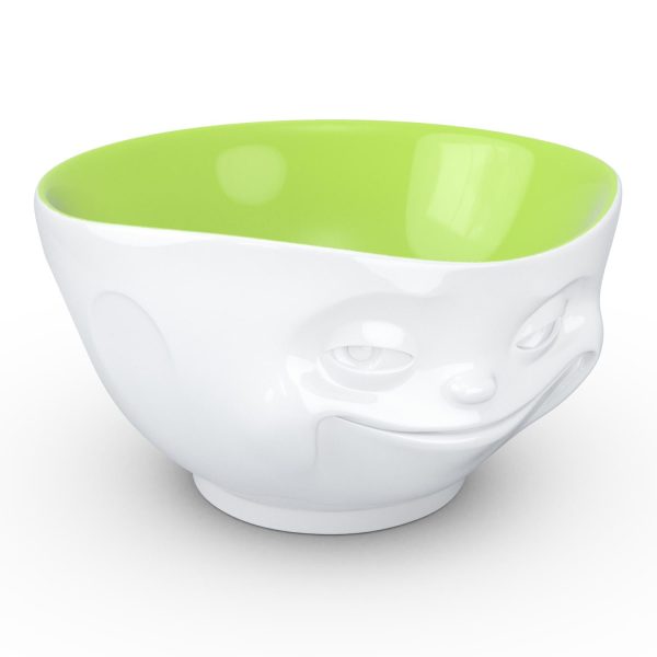 16 Oz. Bowl, Grinning Face, Pistachio Color Inside on Sale