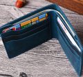 Wholesale  genuine leather wallet  fashion short wallet for men on Sale