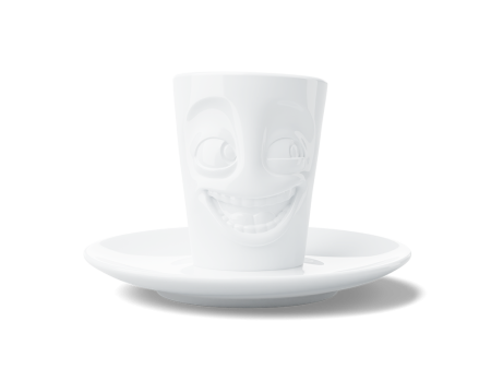 Espresso Cup with Saucer, Joking Face Online Sale