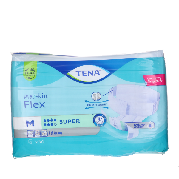 TENA Flex Super M - Absorberende Inleggers (30 stuks) Online