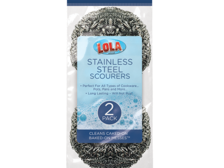 Stainless Steel Scourers - 2 pack Discount