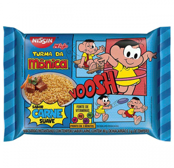 Nissin Lamen Instant Noodle Beef 2.64Oz | Miojo Macarrão Instantâneo Sabor Carnes 85g Hot on Sale