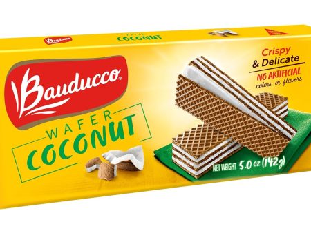 BISCOITO WAFER COCO 142G BAUDUCCO Sale