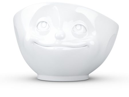 16 Oz. Bowl, Dreamy Face, White Online now