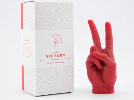 Victory Hand Candle – Unique Gift for Anyone on Sale