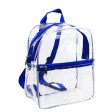 Transparent Schoolbag Fashion High Visibility Children s Beach Backpack Security Free Transparent PVC Schoolbag Storage For Discount