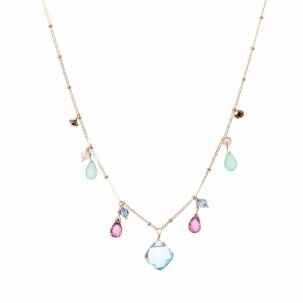 Boho Zina Gemstone Layering Necklace Online now