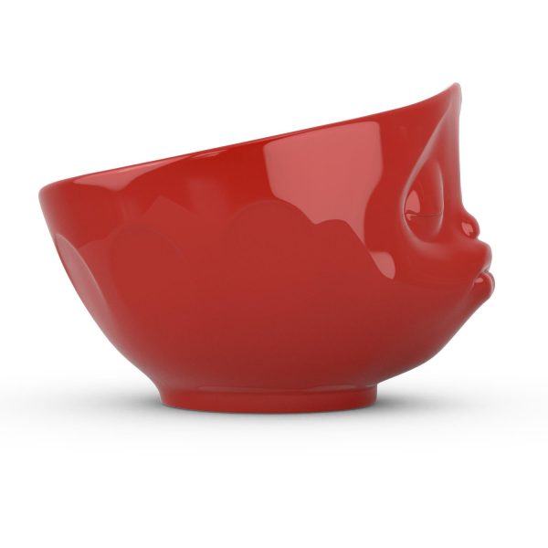 16 Oz. Bowl, Kissing Face, Red Sale