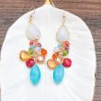 Vibrant Blue Amazonite Earrings Fashion