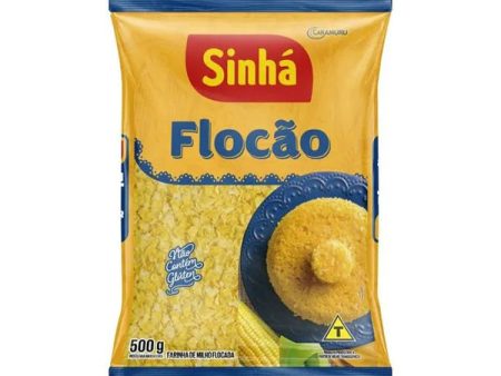 FARINHA DE MILHO FLOCÃO SINHÁ 500G For Cheap