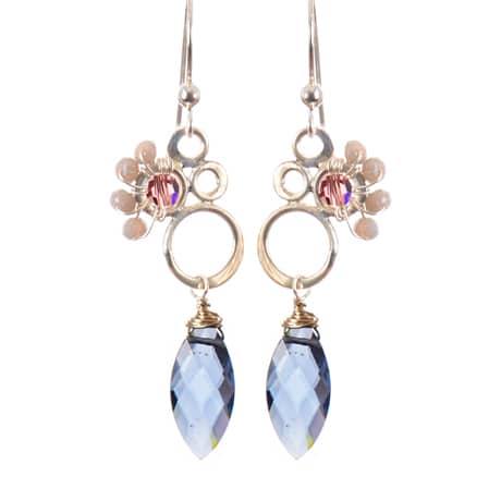 Colorful Bubble Earrings w Marquee Gem Drop Online Hot Sale