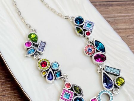 Patricia Locke Colorful Pave Brick Road Necklace Discount