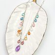 Amethyst and Colorful Drape Necklace Fashion